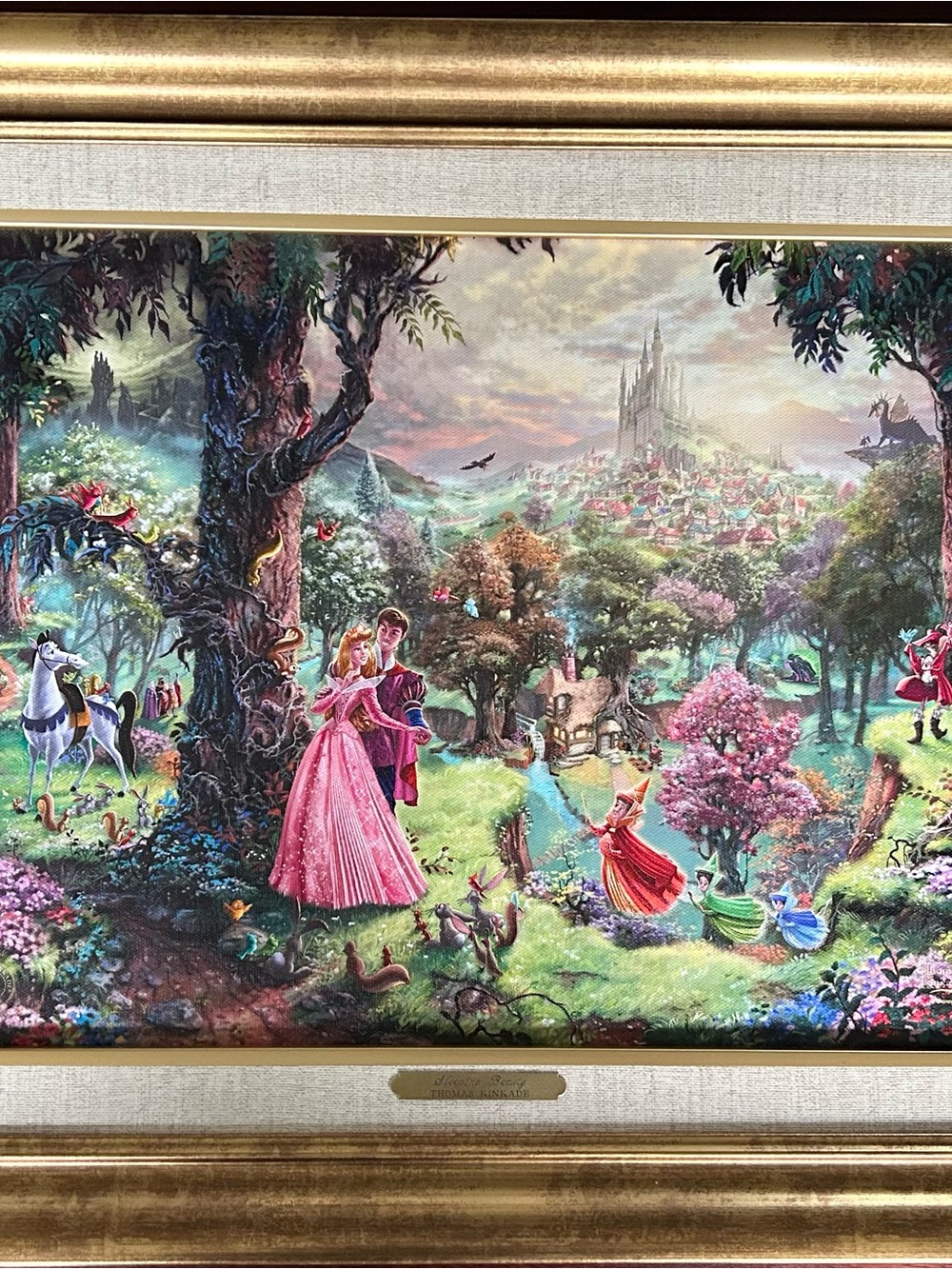 Thomas Kinkade Disney Sleeping Beauty